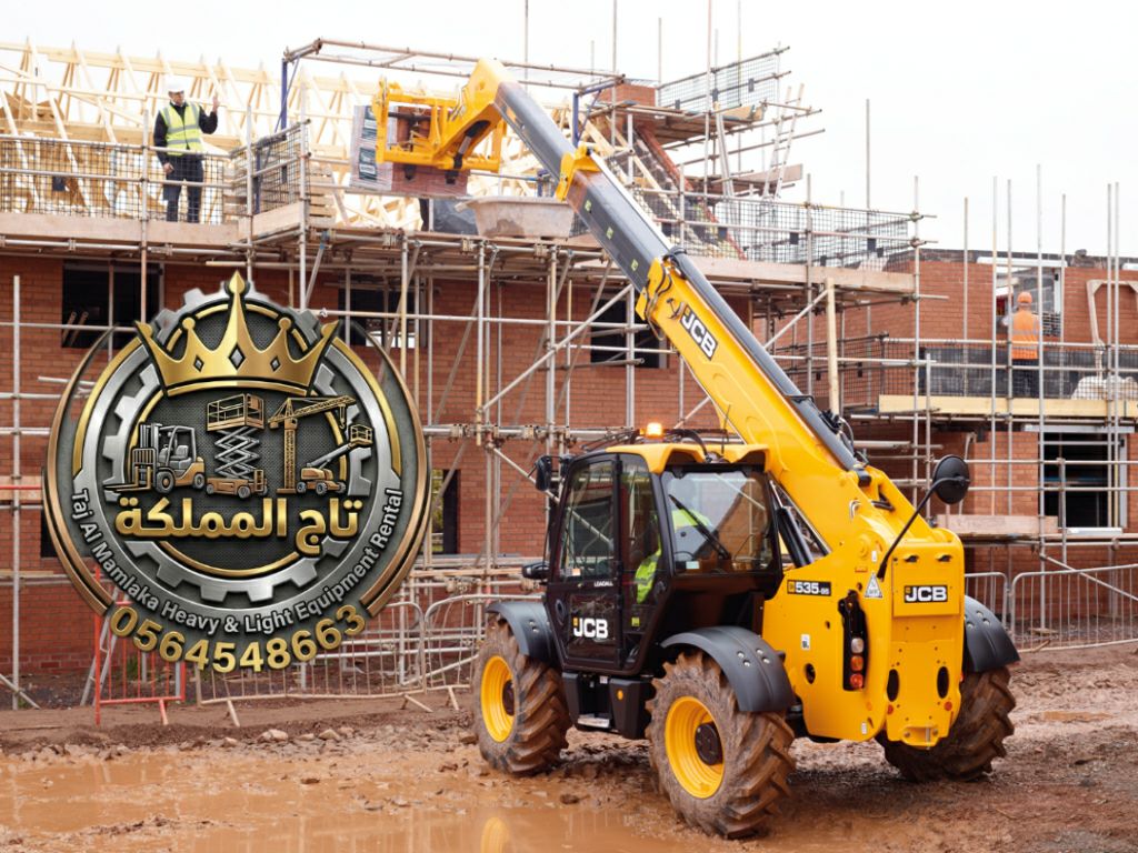 جي سي بي تليهندر تلي هاندلر للإيجار في الرياض