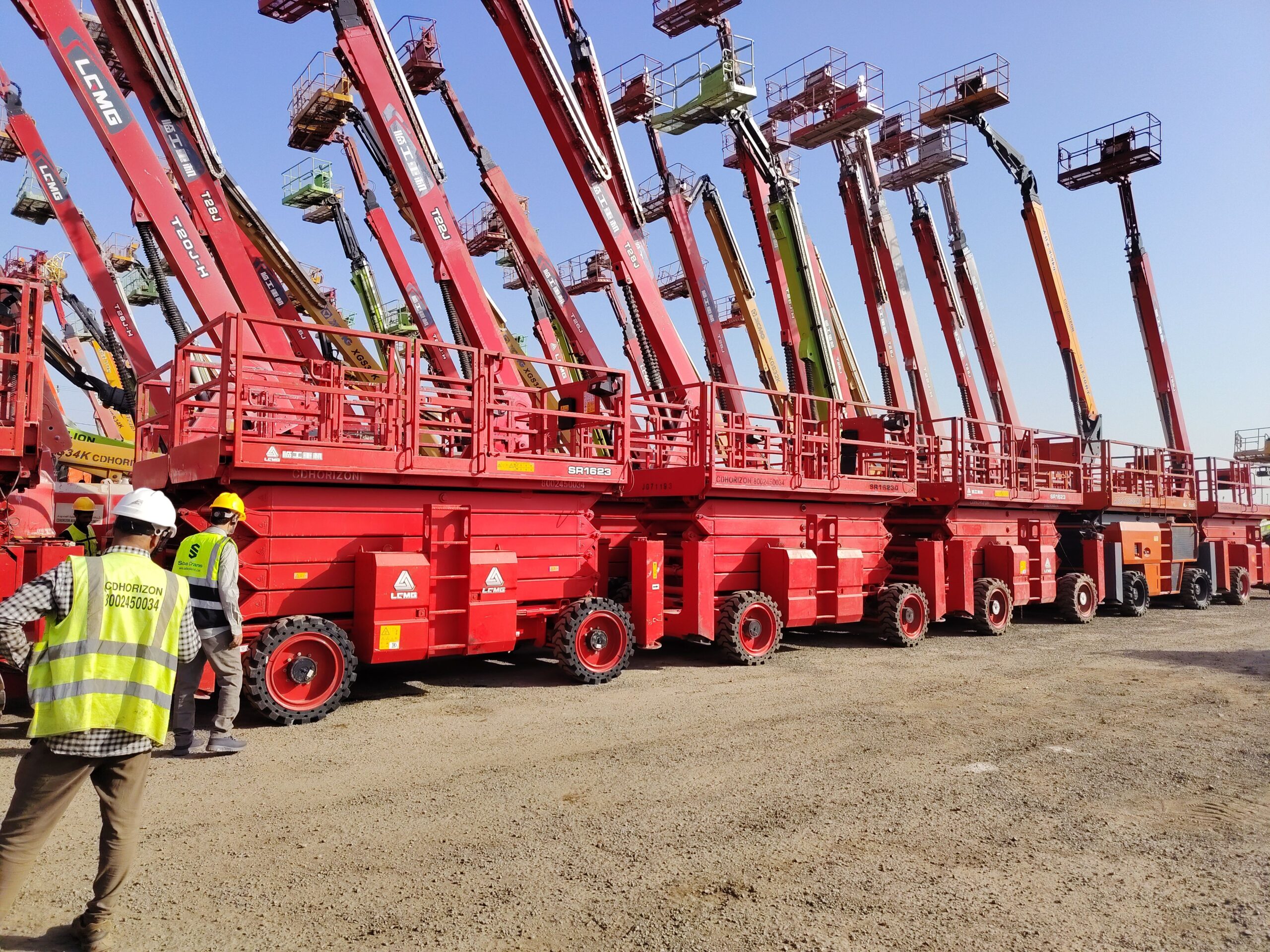 سيزر لفت 16متر18متر ديزل للايجار