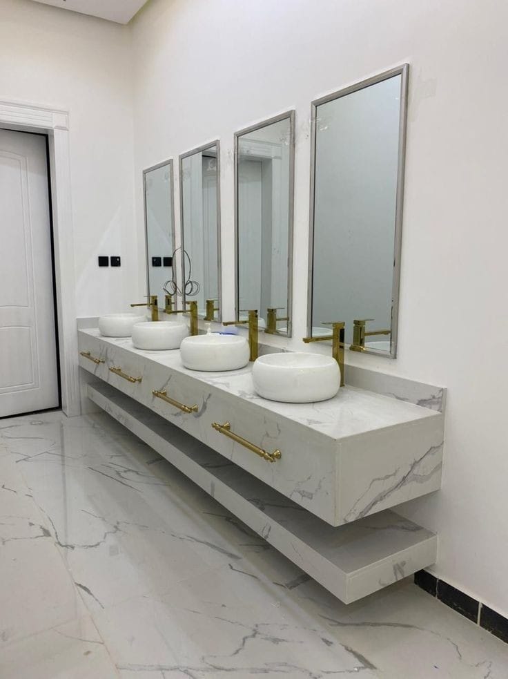 مغاسل رخام , بناء مغاسل رخام حمامات