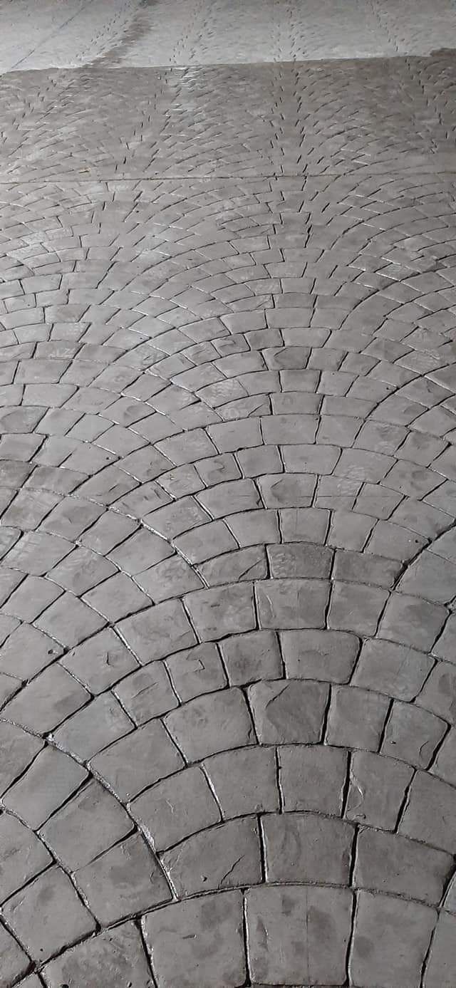 سقف ايبو كسي خرسانه صبة س ريت مطبوعه الملونة صبه م