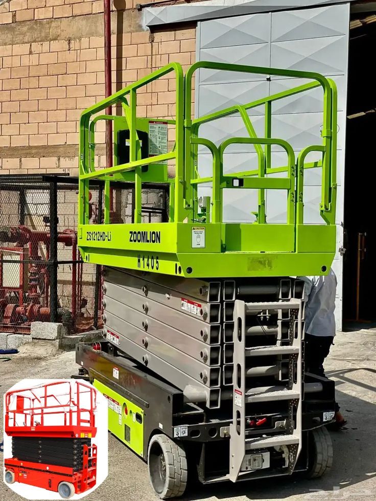 رافعات مقصية للايجار رافعات كهربائيه