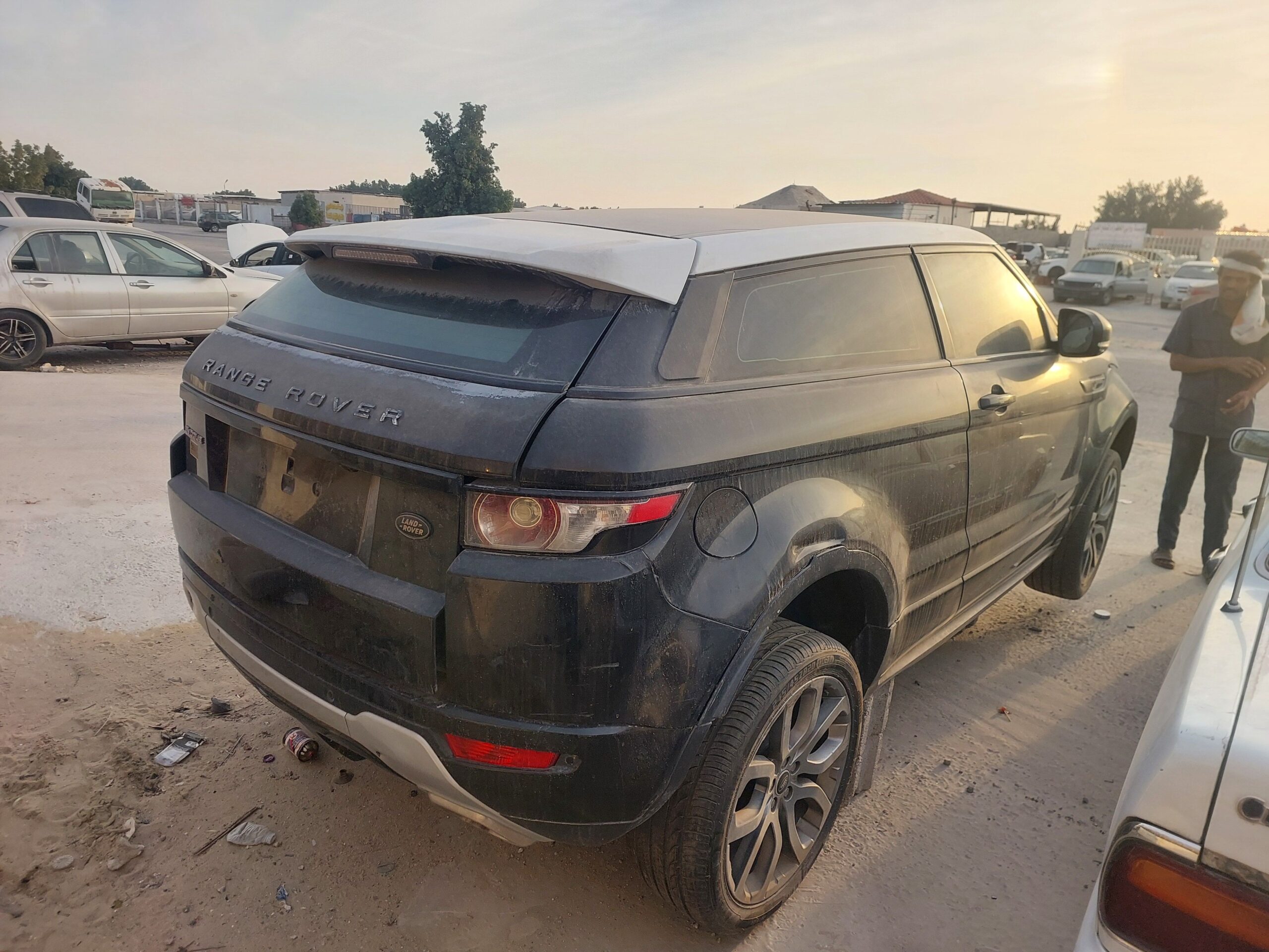 تشليح رنج روفر ايفوك 2014