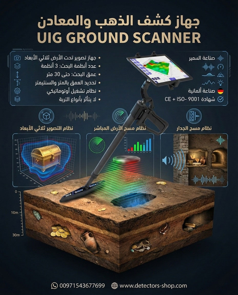 اقوى جهاز كشف الذهب| جراوند سكانر