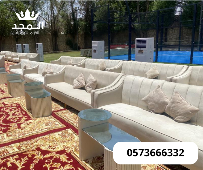 تأجير طاولات وكراسي, خيام شعبية,ركنيات تراثية,جلسا