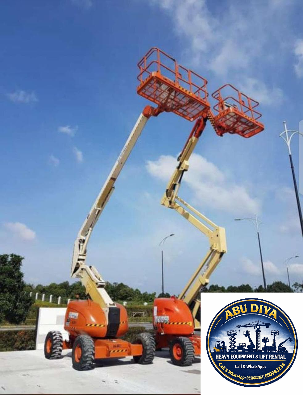 مانلفت للايجار، سيزر ليفت للايجار، كرينات للايجار