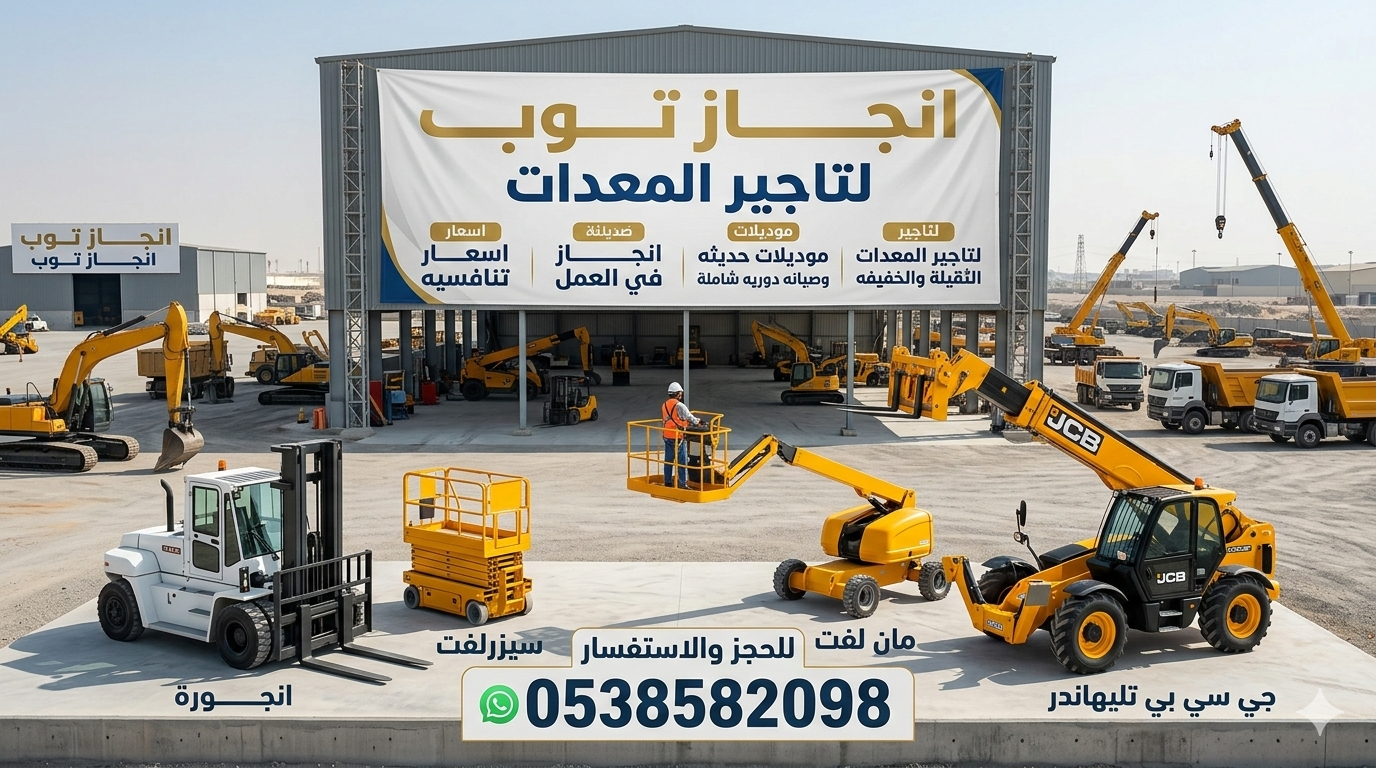 رافعات شوكيه فوركلفت للايجار سيزرلفت للايجار رافعا