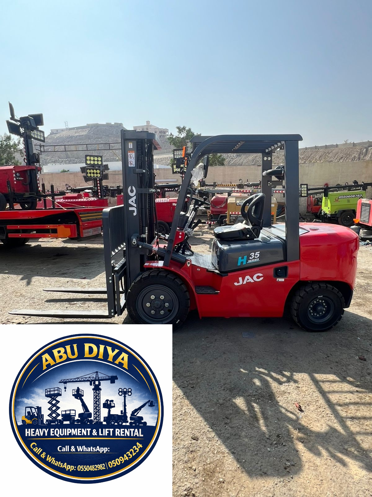 مانلفت وسيزر لفت وكرينات ورافعات شوكية وجي سي بي و