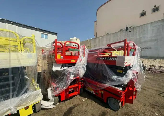 سيزر لفت 8متر للإيجار في جدة – scissor lift rent J