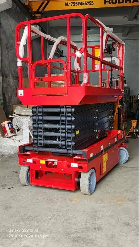 Scissor lift for rental in Jeddah, Dammam, Riyadh