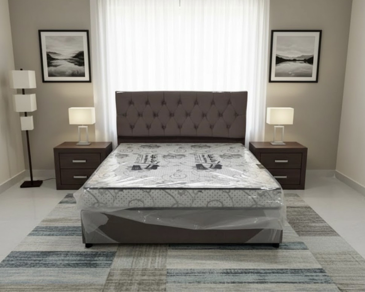 سرير نفرين مع مرتبه موجود ، سرير و مرتبه مقاس ١٨٠*