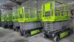 Scissor lift 8meter 10meter for rental in Jeddah