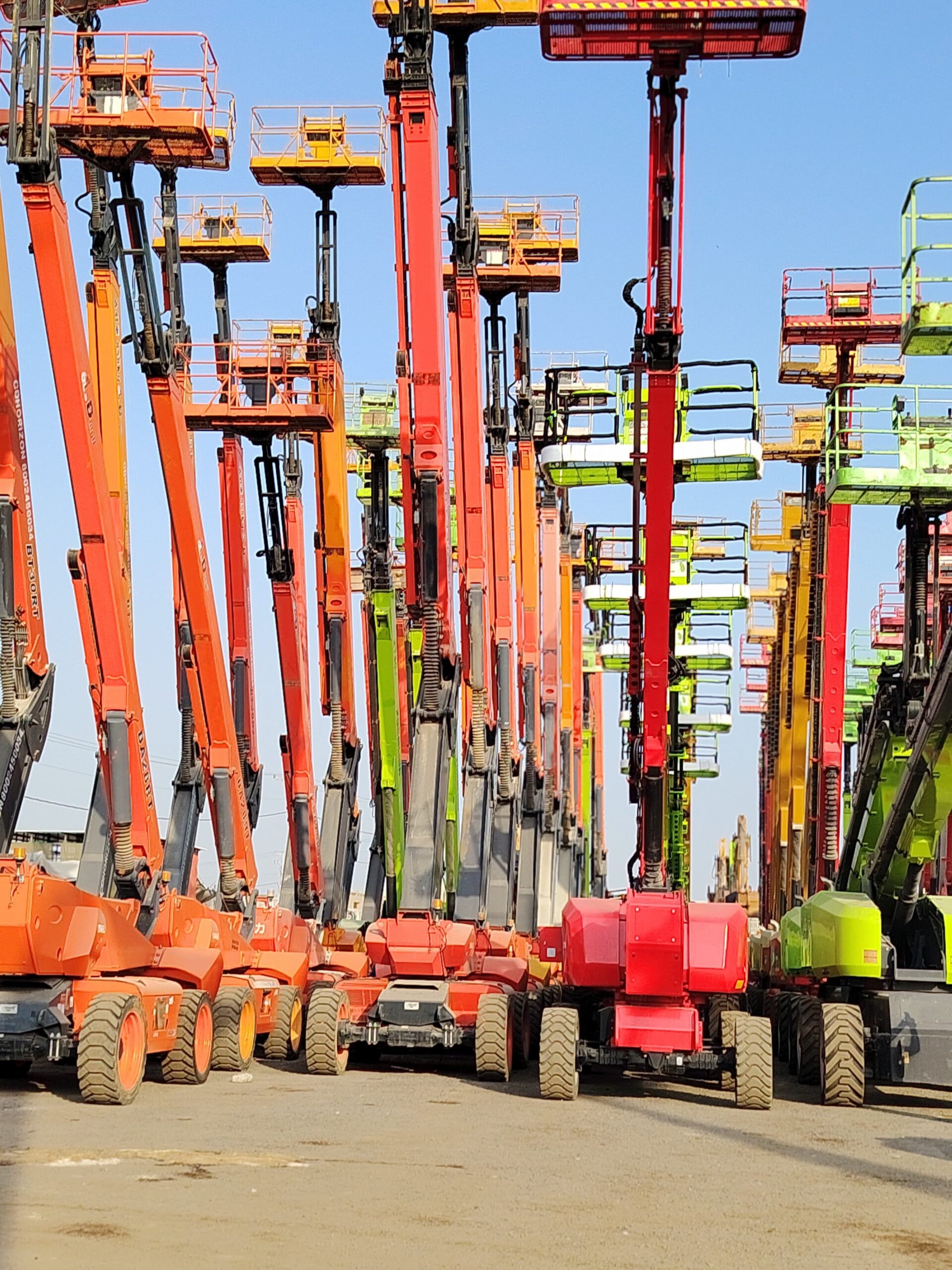 Manlifts, Scissor Lifts, forklifts, cranes, Bobcat