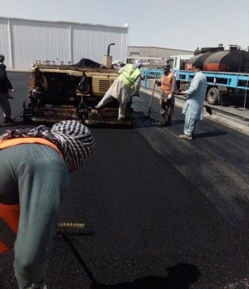 مقاول اسفلت وتخطيط مواقف سيارات وشوارع