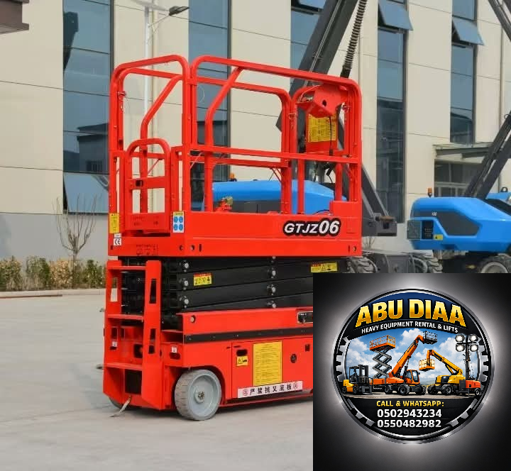 مان لفت وسيزر لفت ورافعات شوكيه للايجار اليومي وال