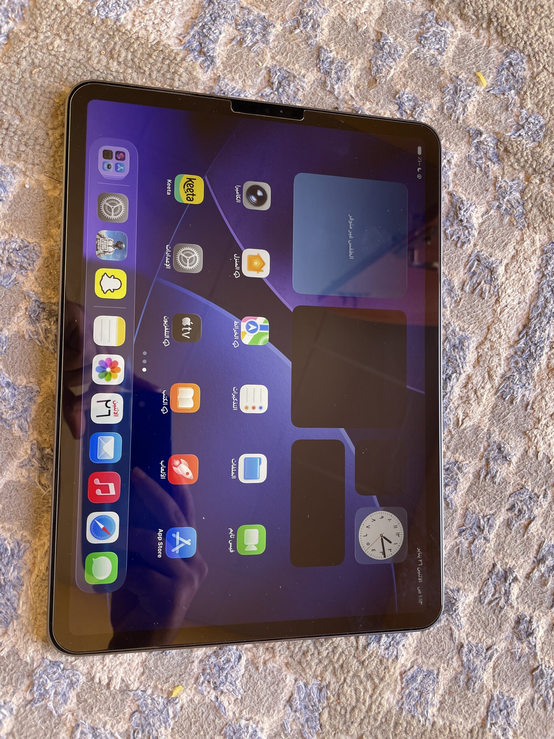 ايباد برو الجيل الثالث معالج 1 نظيف استخدام 3شهور