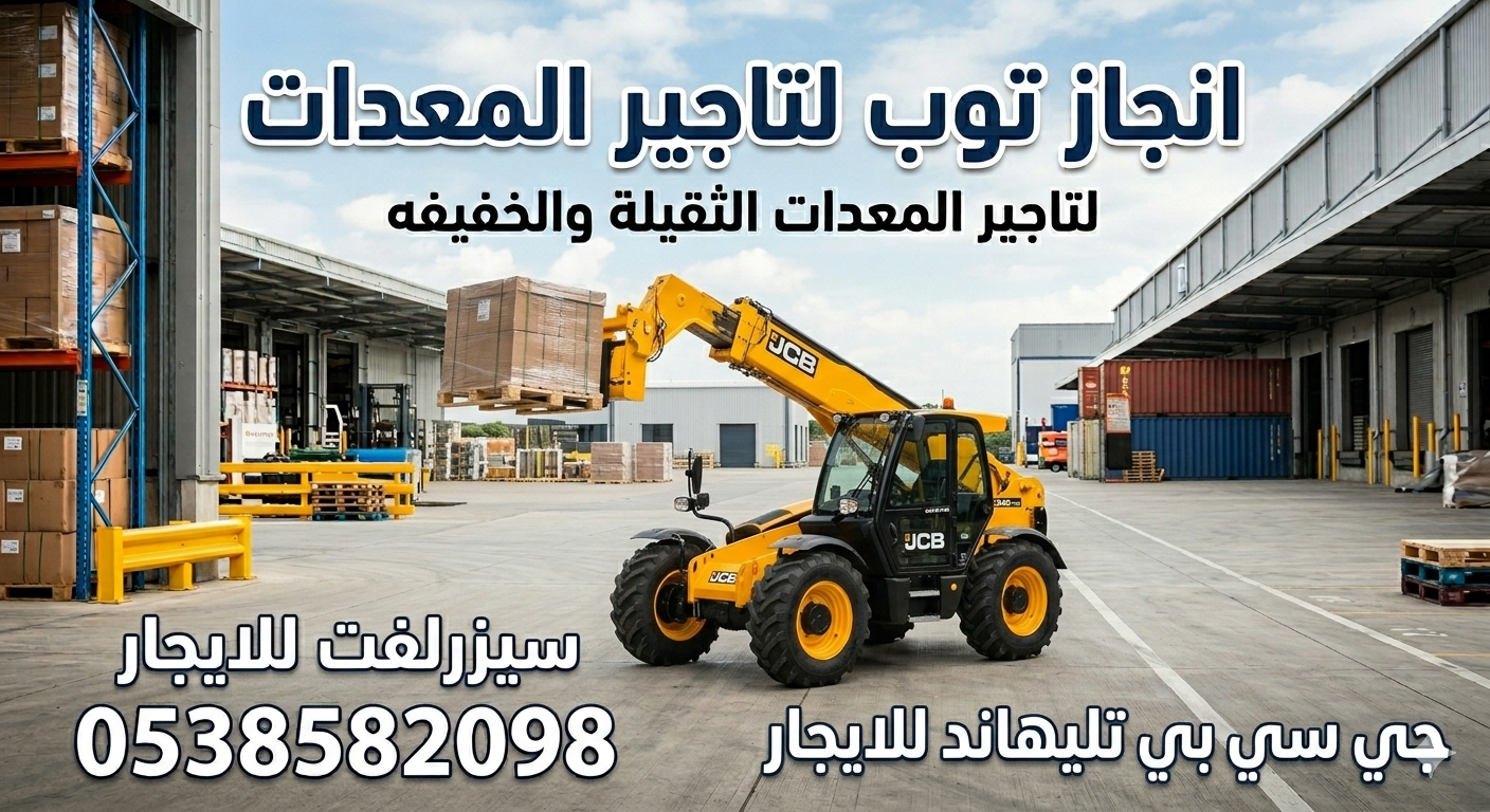 تأجير المعدات الثقيلة والخفيفة رافعات شوكيه فوركلف