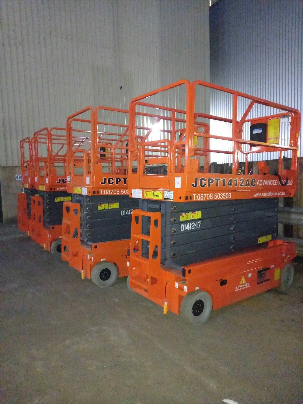 سيزر لفت 12متر 14متر للايجار في جدة * رافعة مقصية