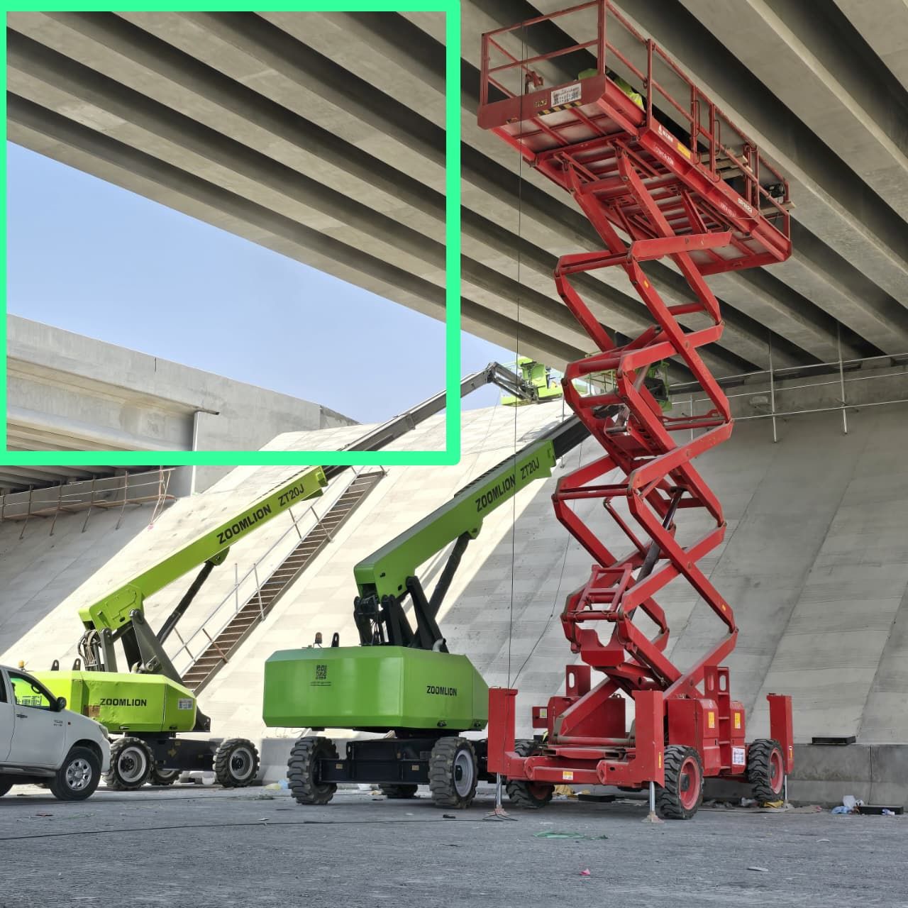 سيزر لفت ومان لفت للايجار… scissor lifts and man
