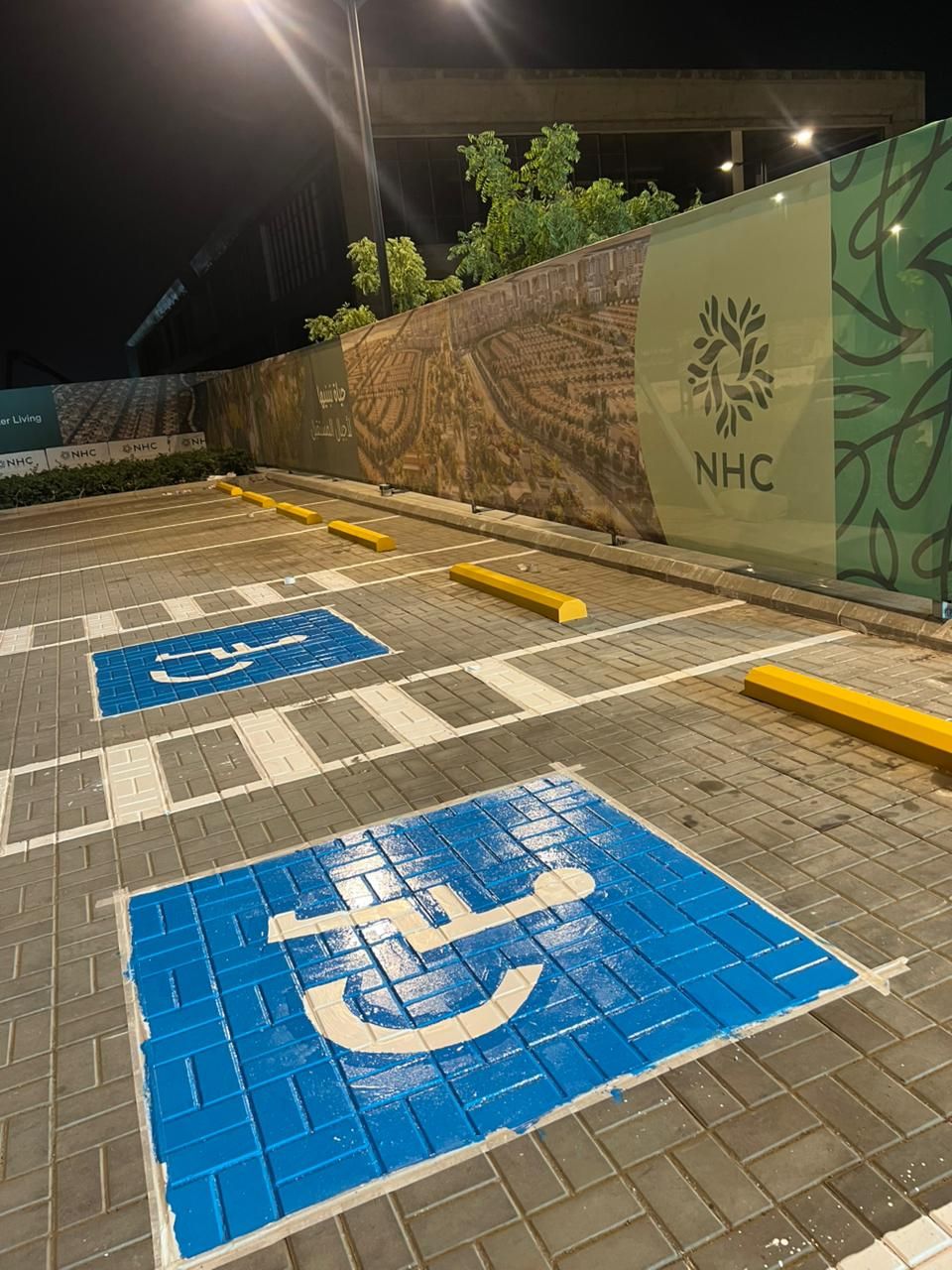 تخطيط طرق تخطيط شوارع مواقف خاصه معاقين مطبات صوتي