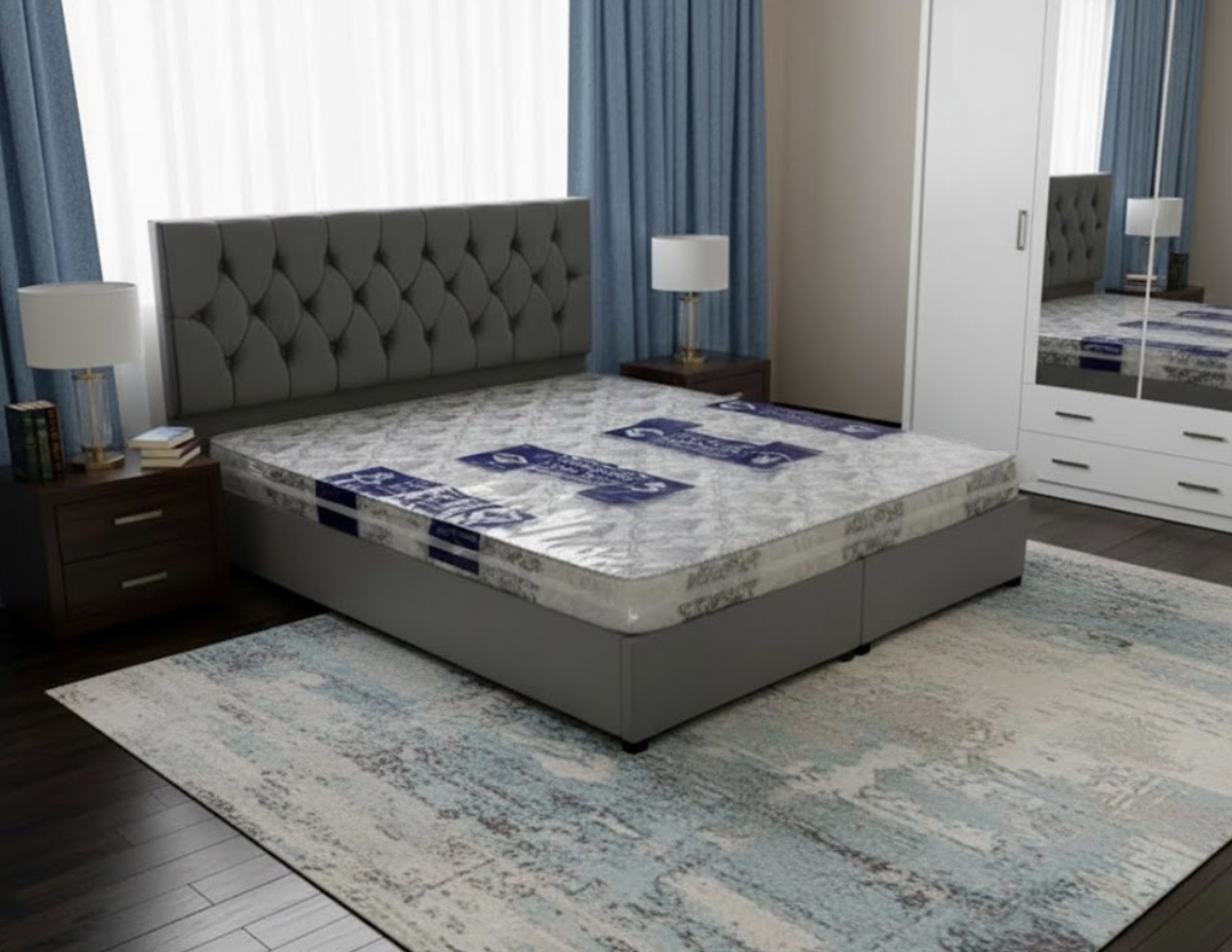 سرير نفرين مع مرتبه موجود ، سرير و مرتبه مقاس ١٨٠*