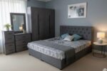 Complete bedroom set available with 4 doors wardro