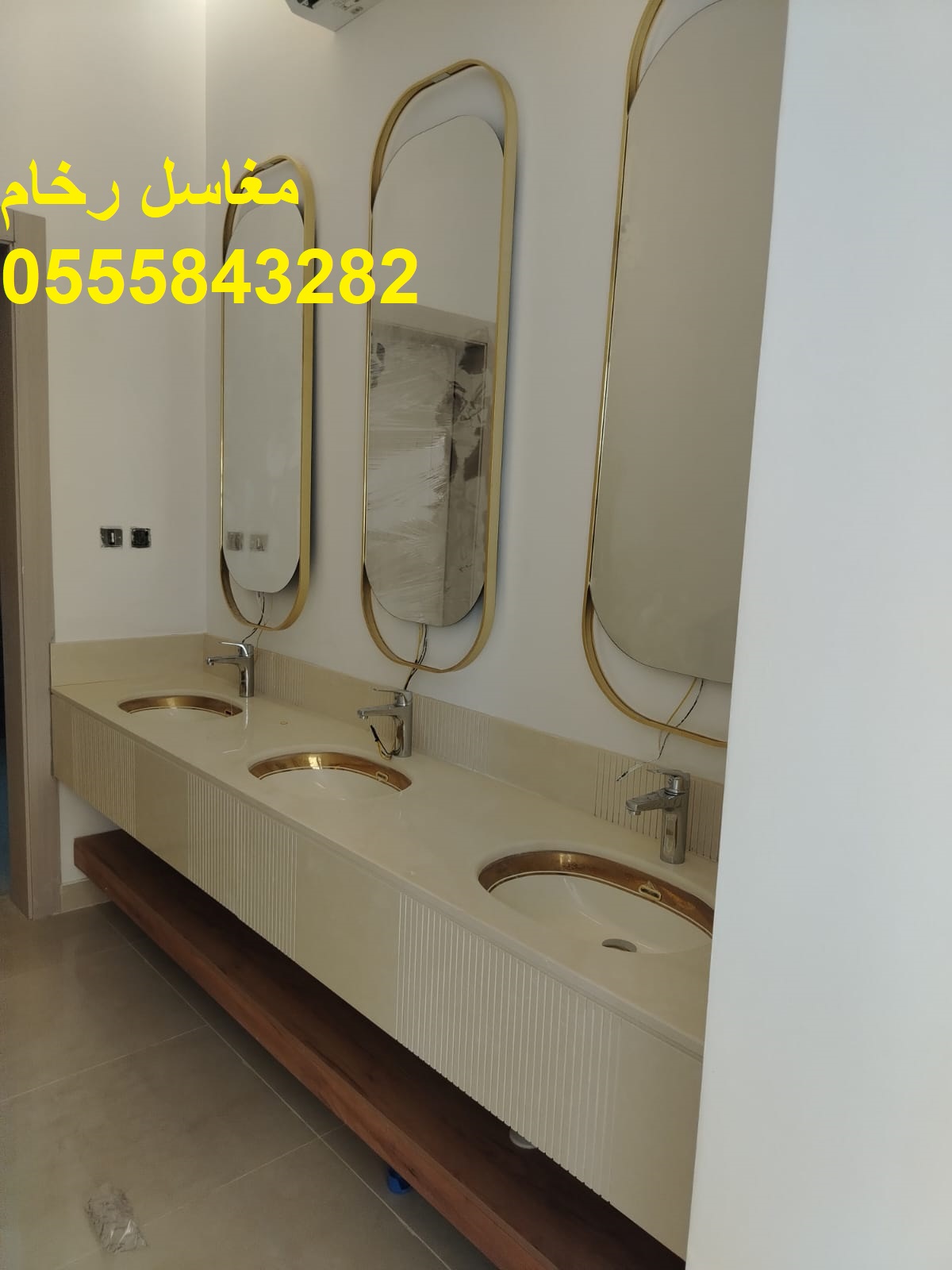 مغاسل رخام , ديكورات مغاسل حمامات جديدة