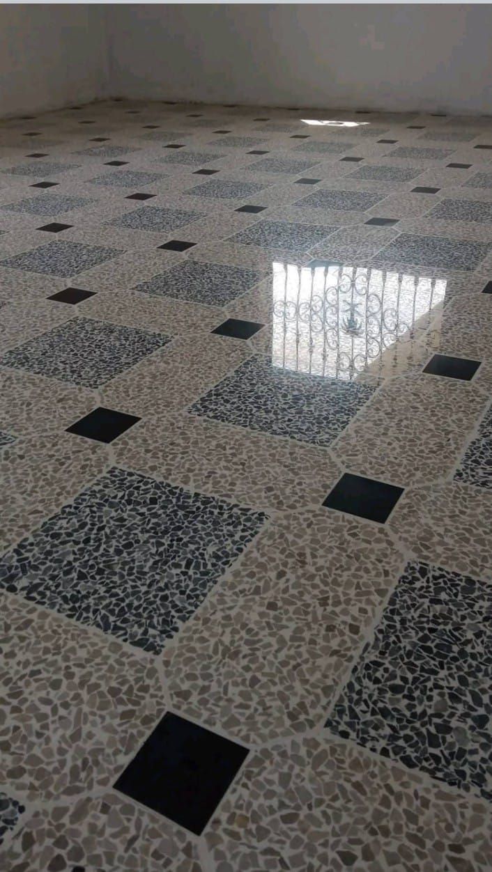 جلي بلاط تلميع رخام تنضيف سراميك