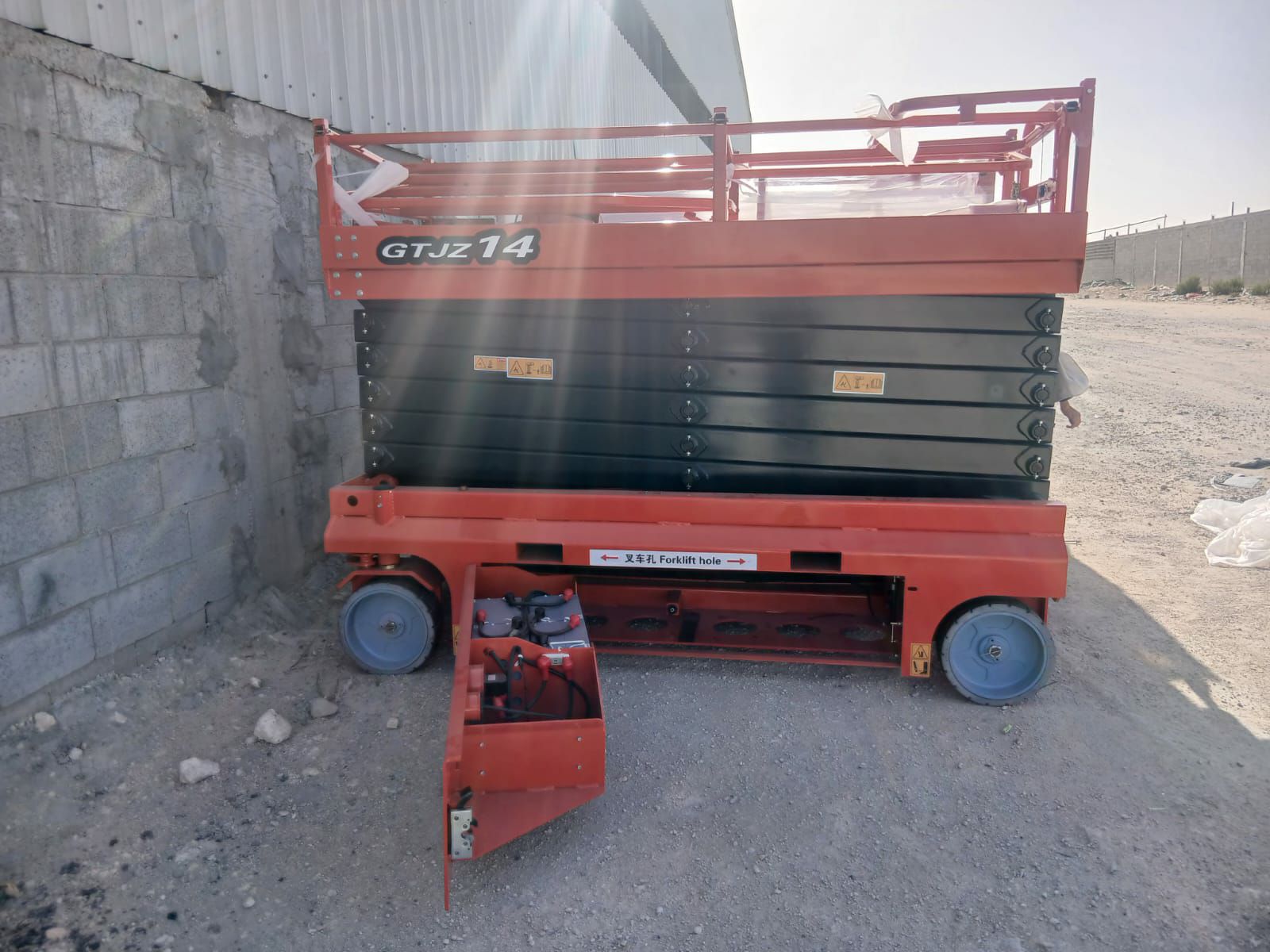 سيزر لفت 10متر للإيجار في جدة – scissor lift rent