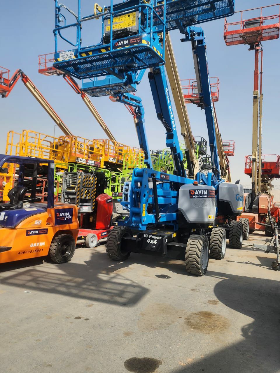 سيزر لفت 14متر للإيجار في جدة – scissor lift rent