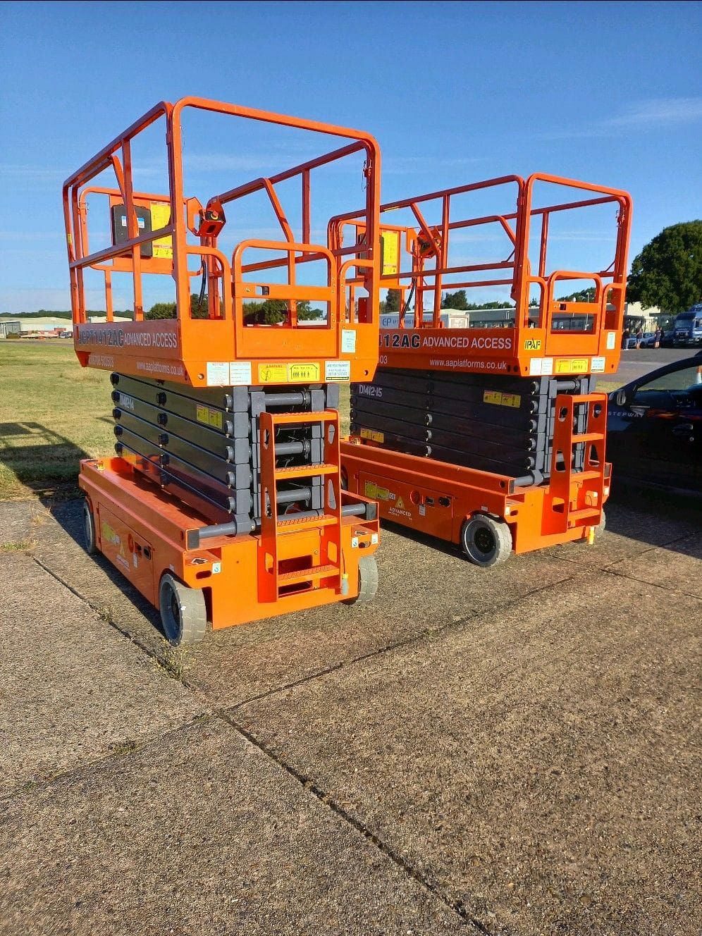 سيزر لفت 12متر 14متر للايجار في جدة * رافعة مقصية