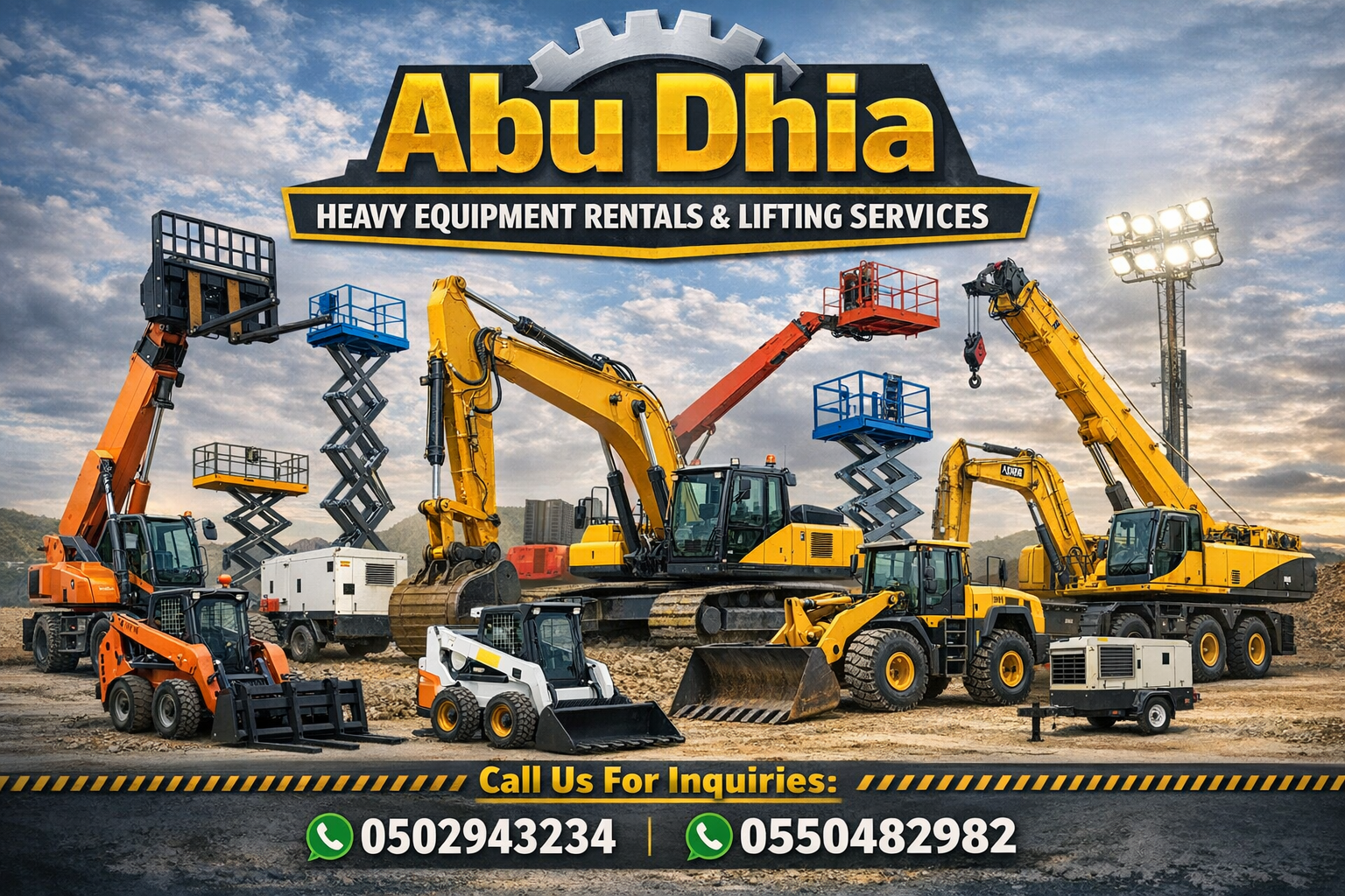 سيزرلفت ومان لفت ورافعات شوكيه وتيليهندلر جي سي بي