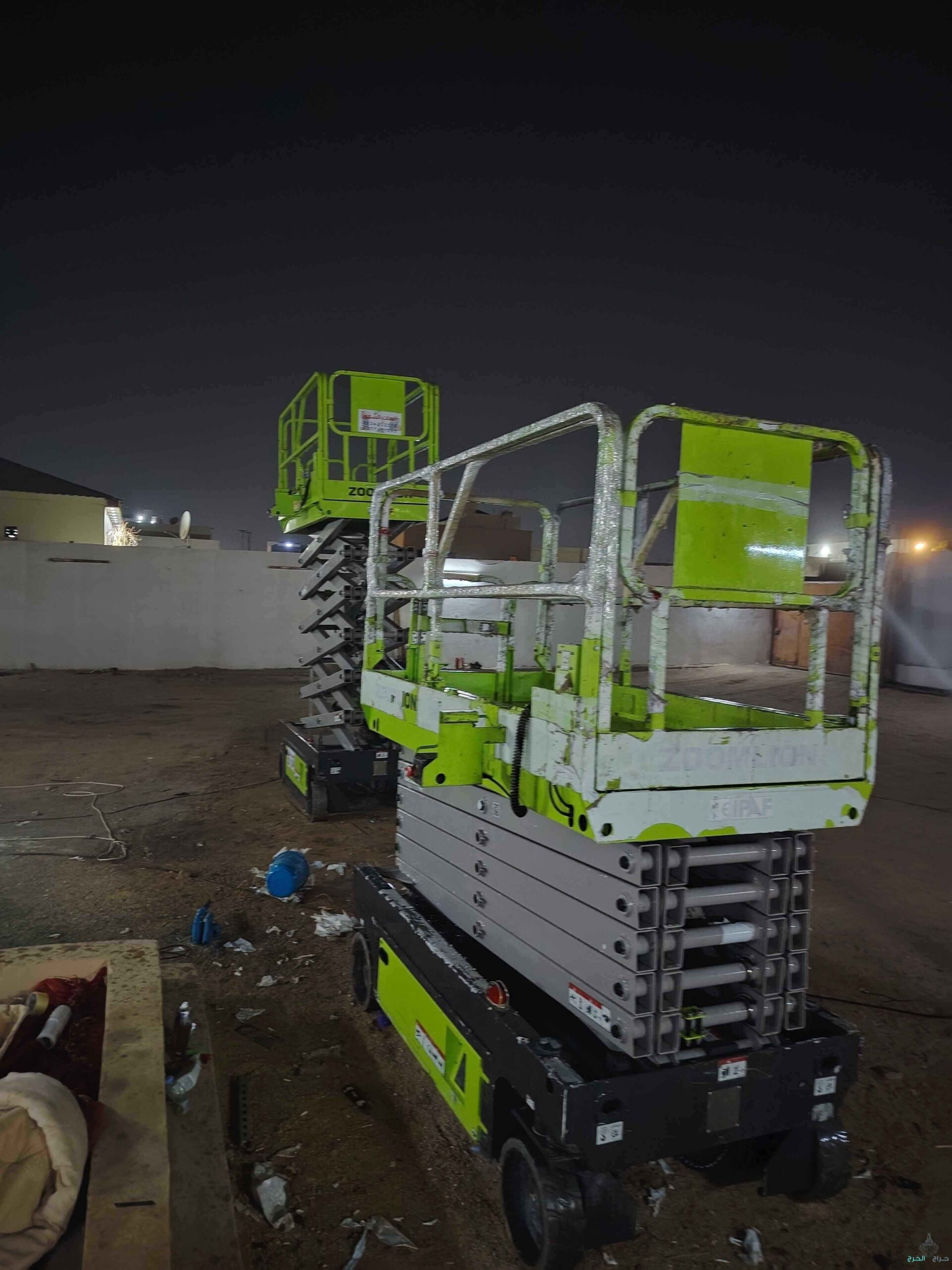 سيزر لفت للإيجار في القطيف – رافعات مقصية جميع الم