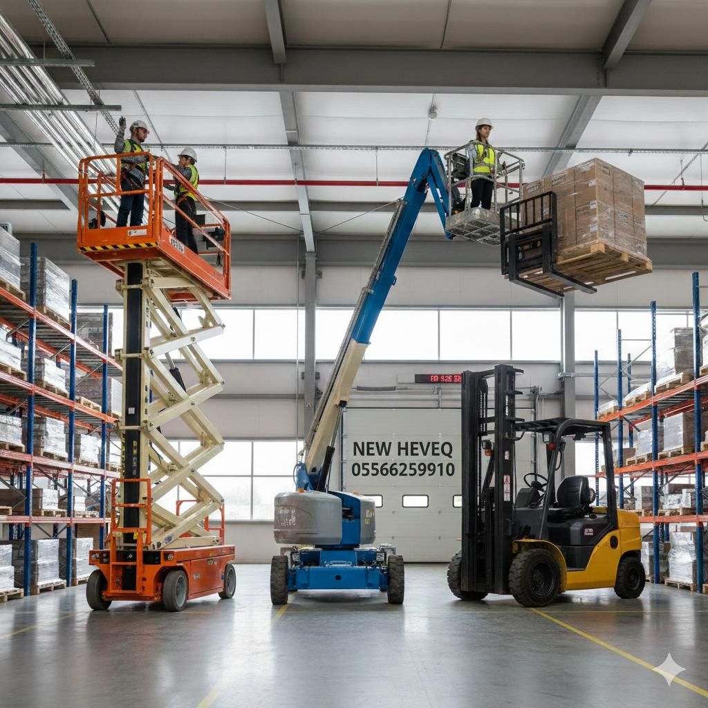مان لفت وسيزر لفت ورافعات للايجار.. scissor lifts