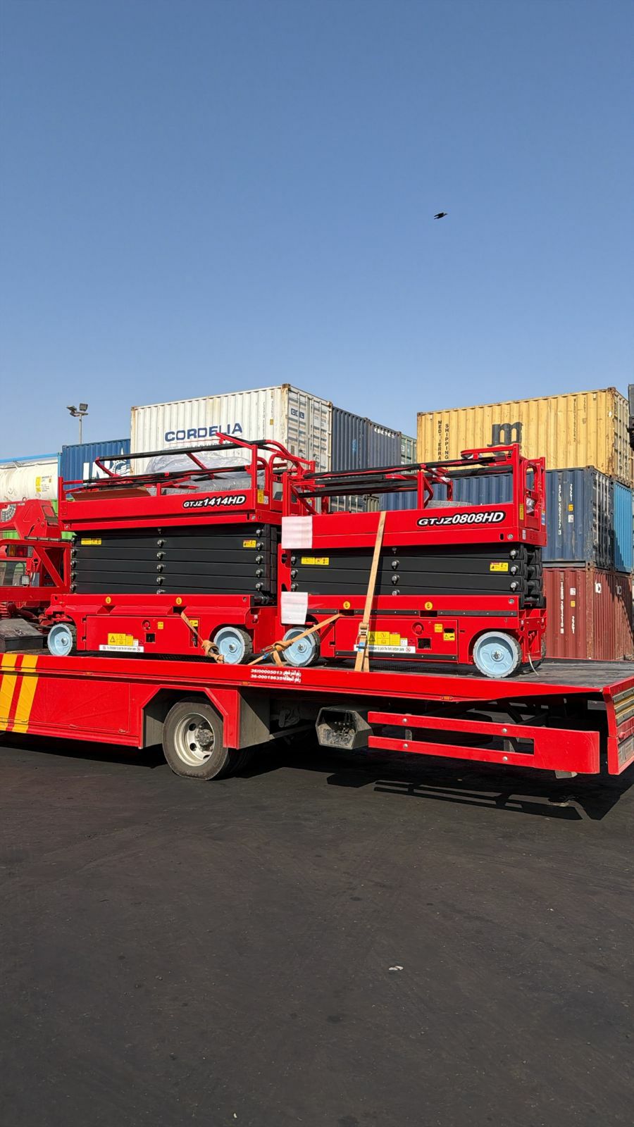 رافعات مقصية سيزرات للإيجار في جدة * 12متر 14متر