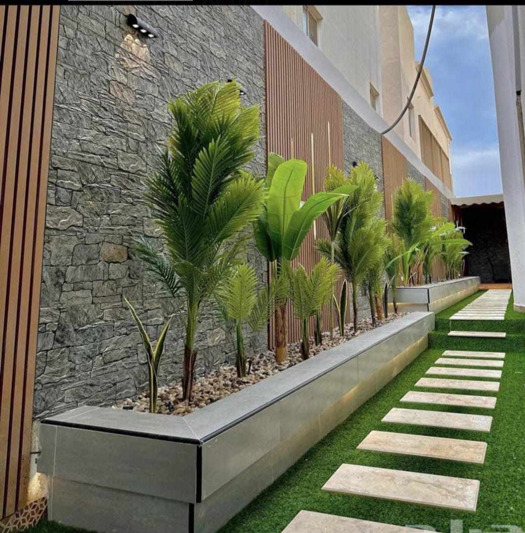 تنسيق الحدايق في الفلل والقصور