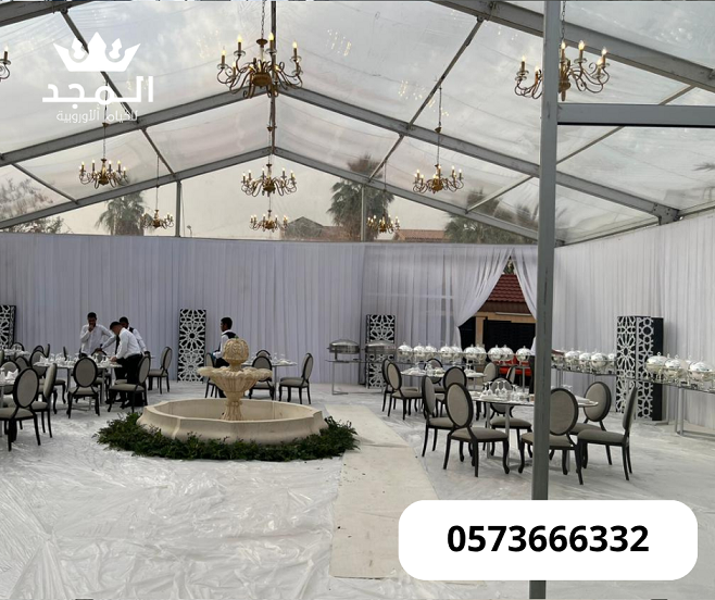 خيام اوربية, تاجير خيمه, جلسات شعبية، تأجير جلسات