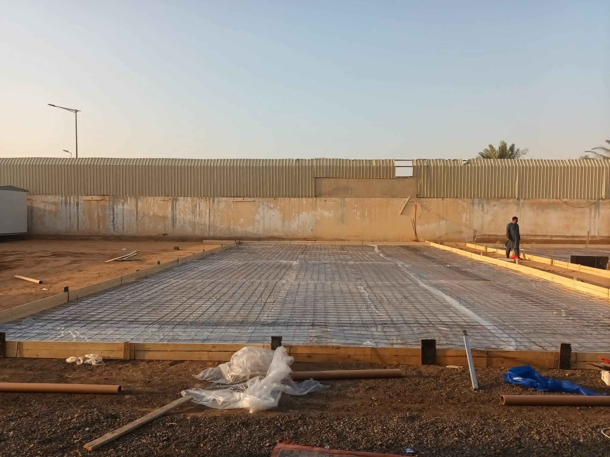 مقاول صبات الاضيات الخرسانة صبة مطبوعة