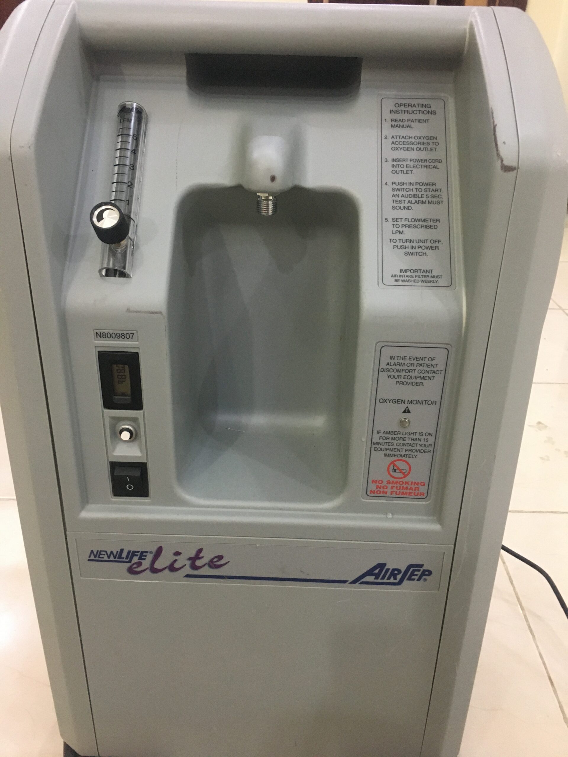 جهاز اكسجين امريكي نظيف استخدام بسيط جدا