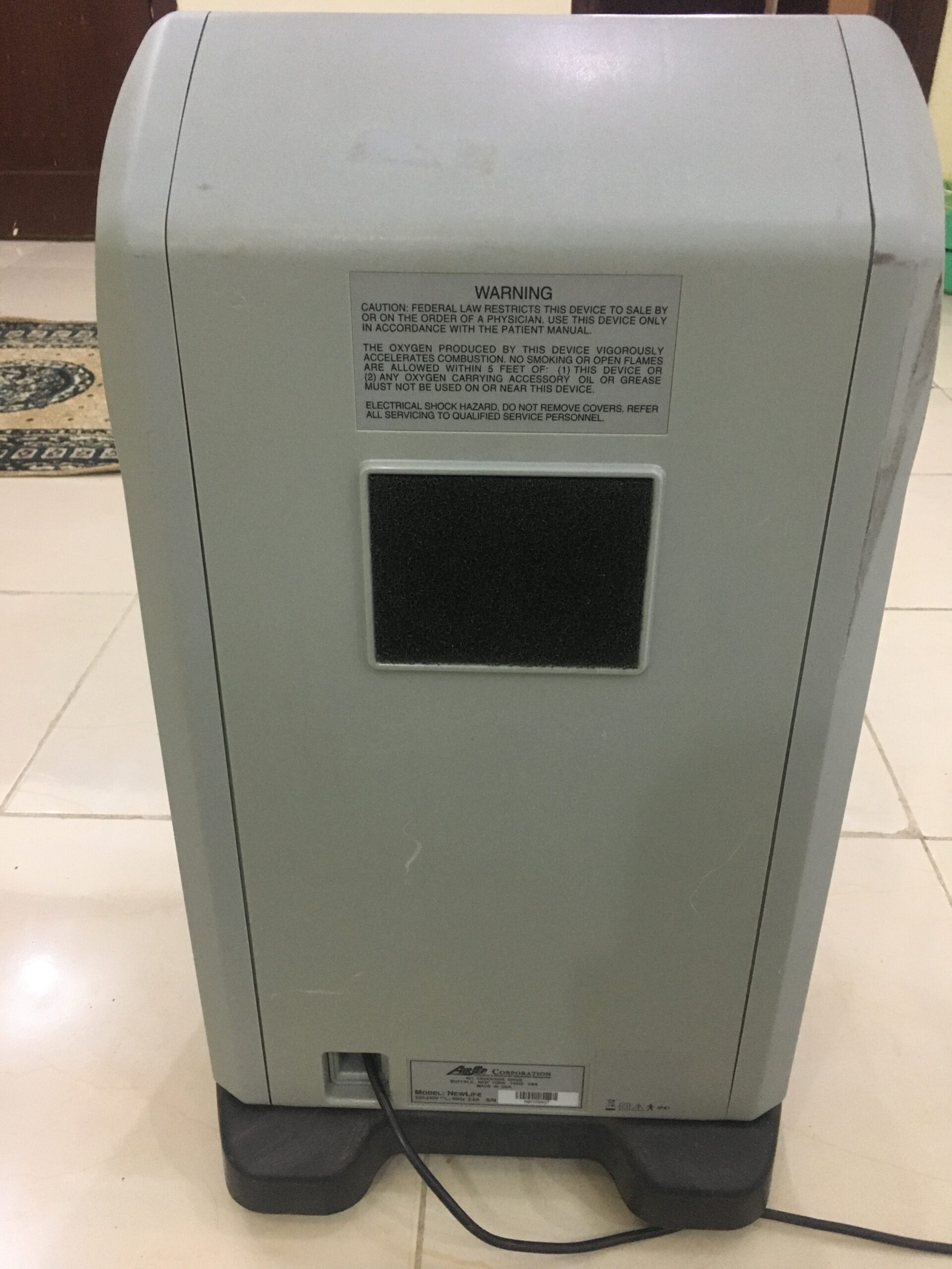 جهاز اكسجين امريكي نظيف استخدام بسيط جدا