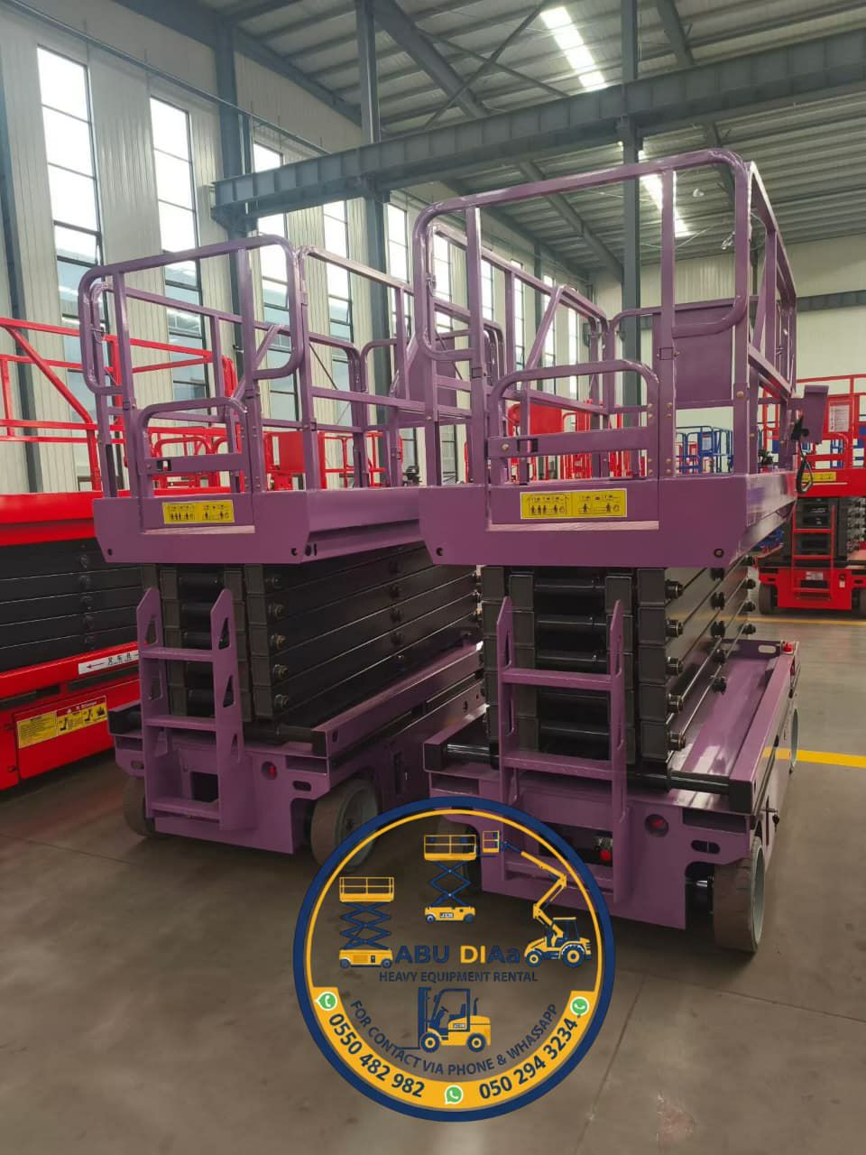 سيزرلفت مان لفت رافعة مقصية كهرباء ديزل مكة جدة