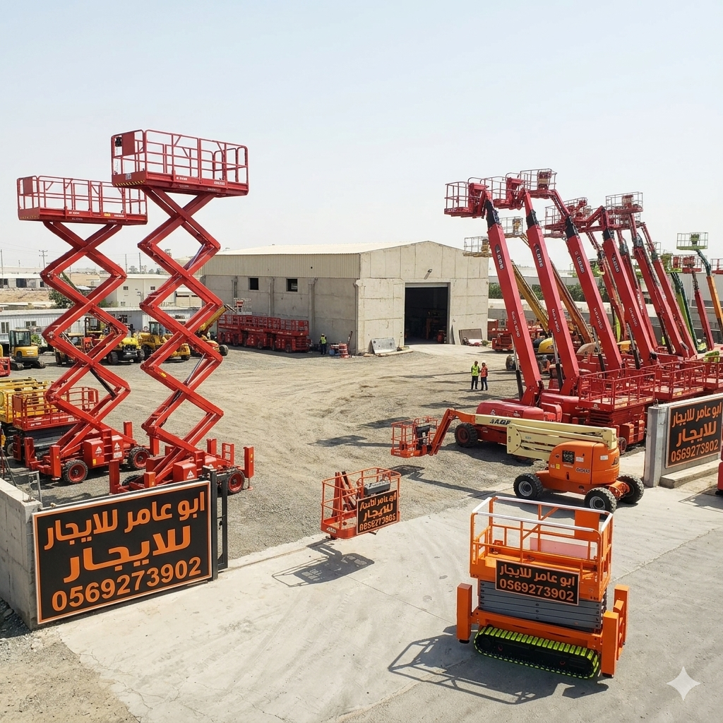 سيزرلفت مان لفت رافعة مقصية رافعة شوكية تاورلايت م