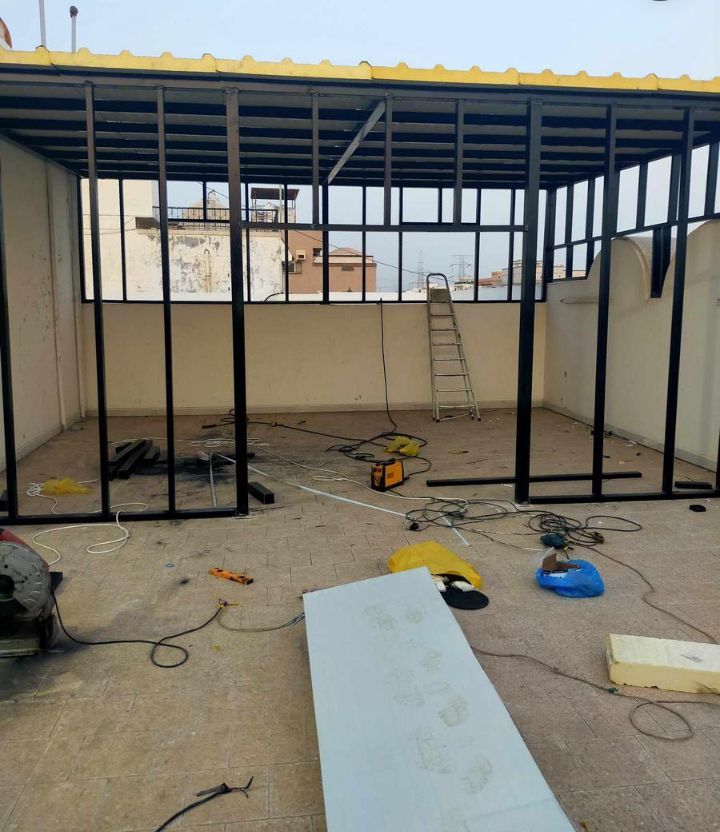 مظلات سواتر هناجر ساندويش بنل ترميم مباني دخلي وخر