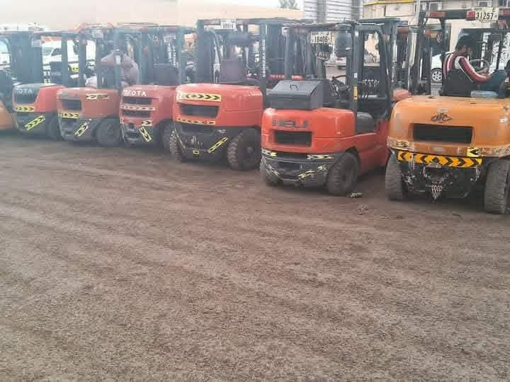 سيزرلفت + فوركلفت + كرينات للايجار في جدة