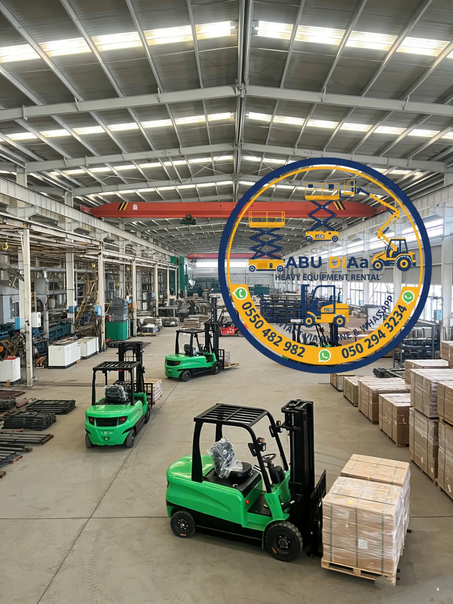 مانلفت للايجار، سيزرلفت للايجار، فوركلفت وكرينات و