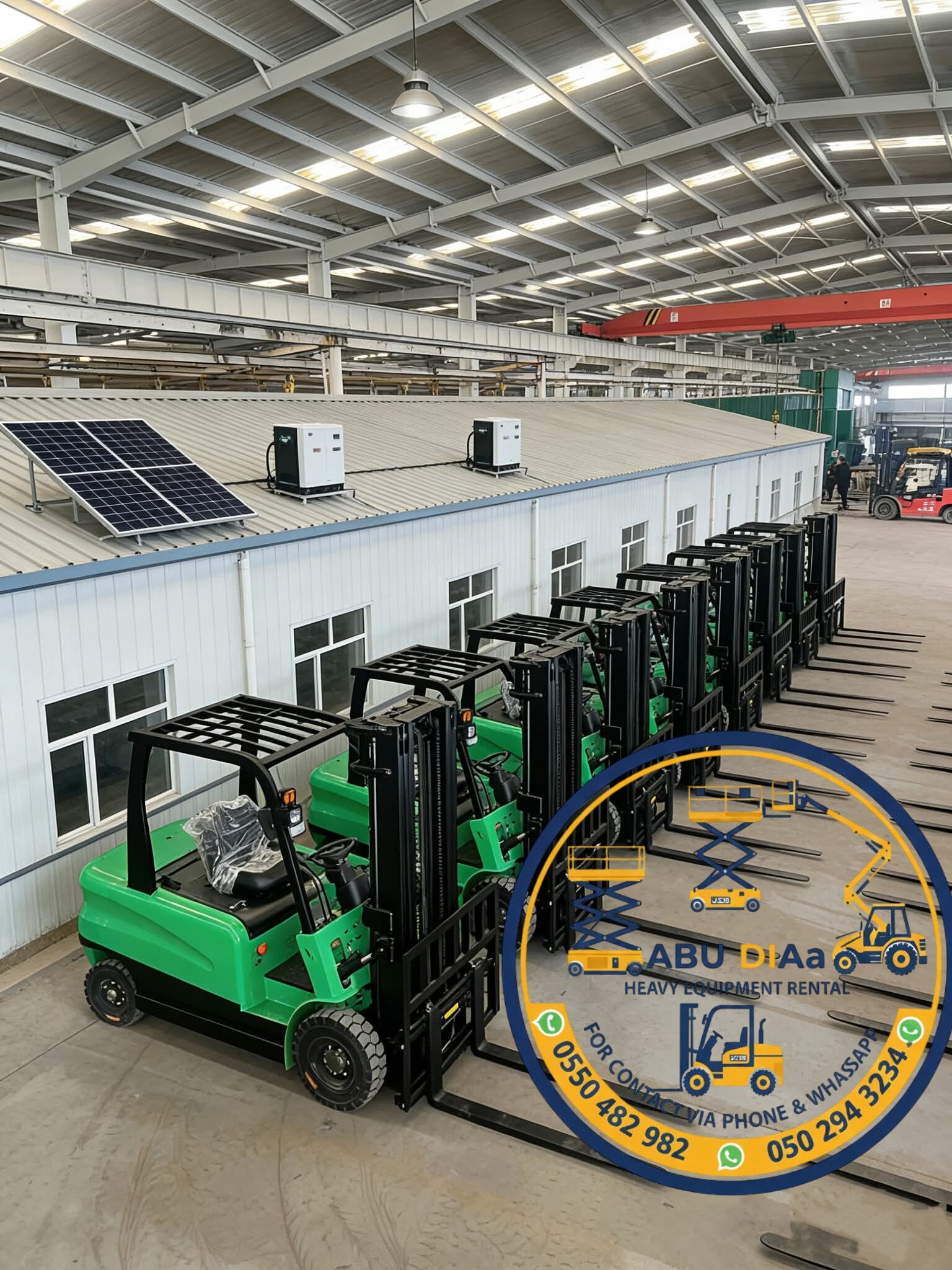 سيزرلفت للايجار، مانلفت للايجار، فوركلفت وكرينات و