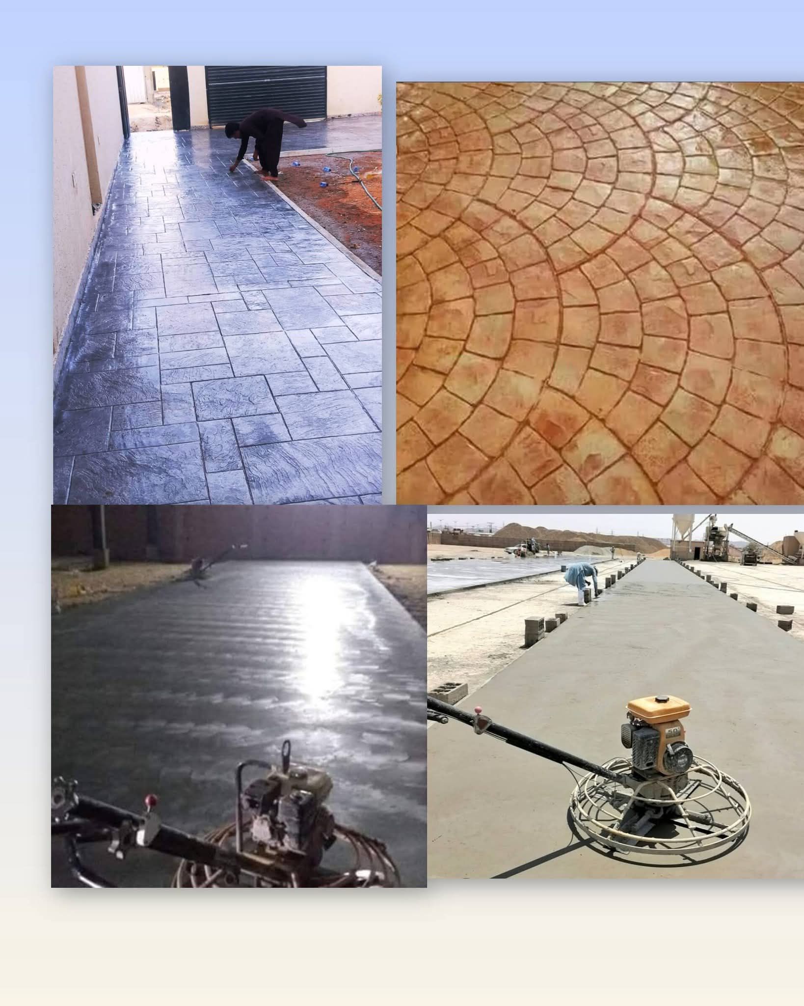 صبة مروحة صبة صبة ميزانية الخرسان مطبوعة صبه ديكور