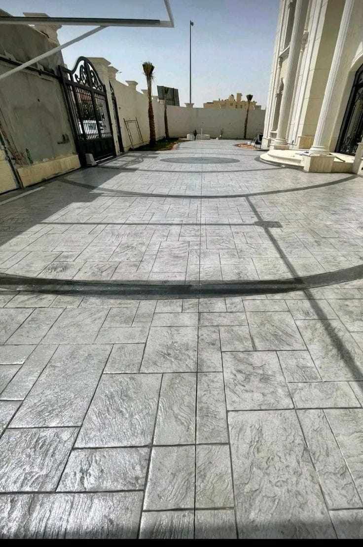 صبة مروحة صبة صبة ميزانية الخرسان مطبوعة صبه ديكور