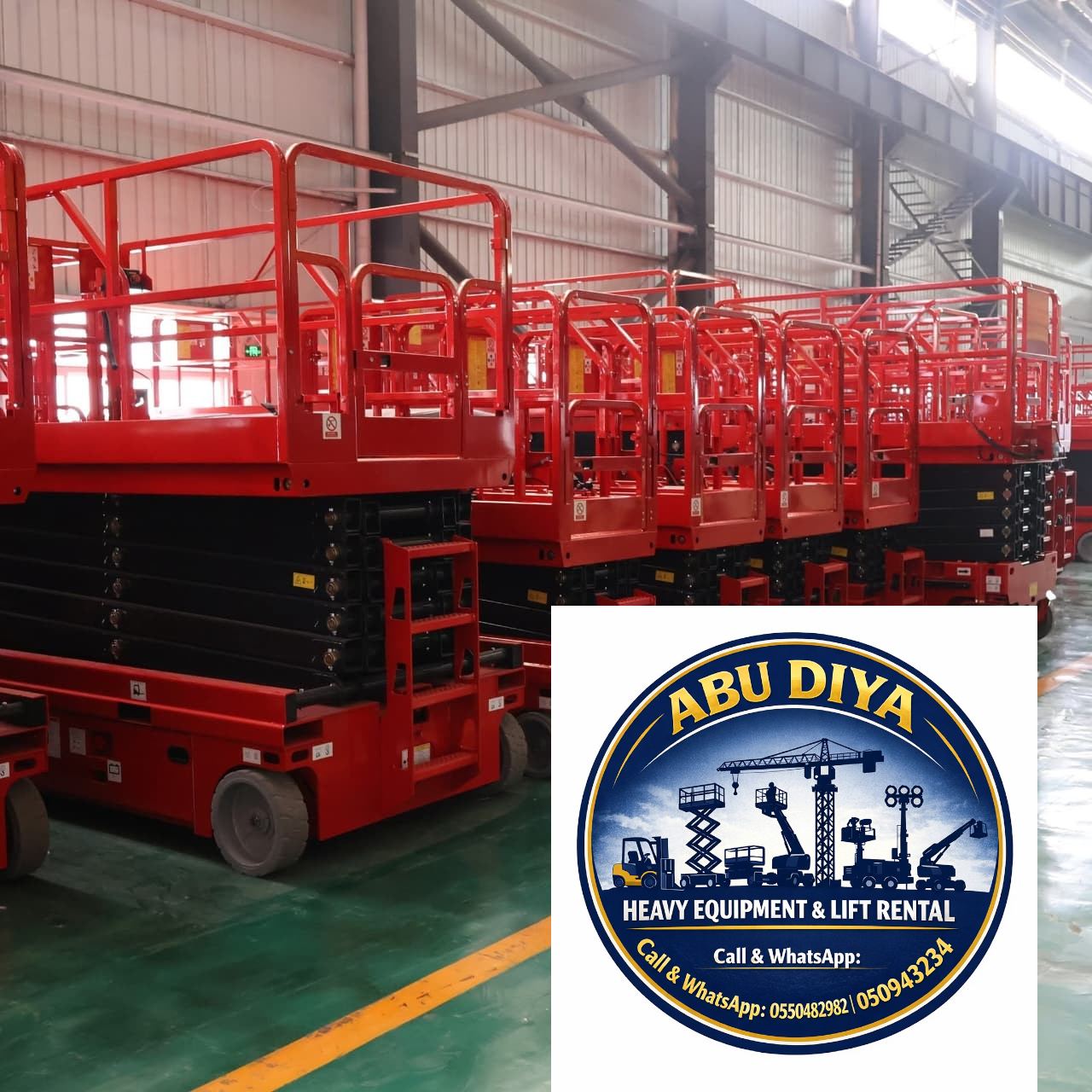 مانلفت للايجار ،فوركلفت للايجار،سيزر لفت وتاور لاي