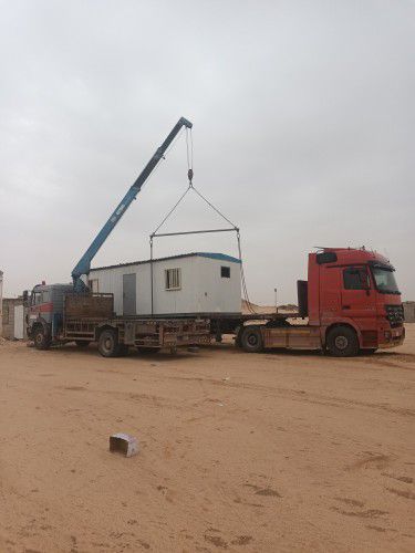 نقل غرف جاهزه نقل بركسات سطحه دبل