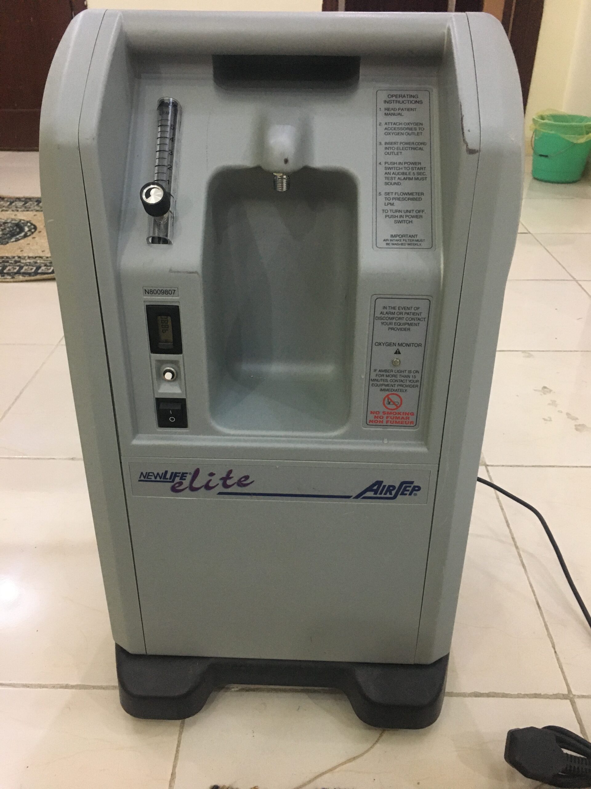 جهاز اكسجين امريكي نظيف استخدام بسيط جدا